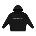 Oversize Fleeced Hoodie - In Peace Prepare For War